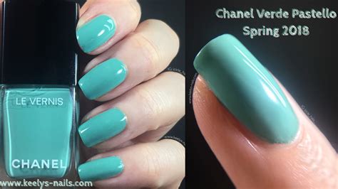 Chanel Verde Pastello swatch Neapolis Spring 2018